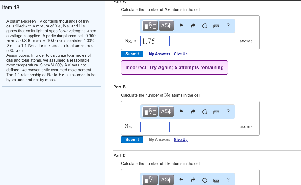 Solved Item 18 Calculate The Number Of Xe Atoms In The Cell 