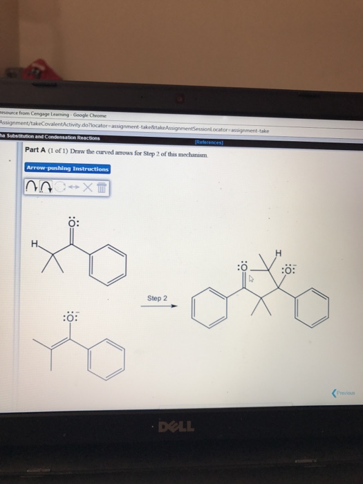 Solved Draw the curved arrows for step 2 of this mechanism.