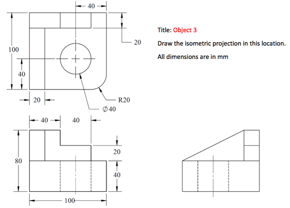 Solved Draw the isometric projection in this location. All | Chegg.com