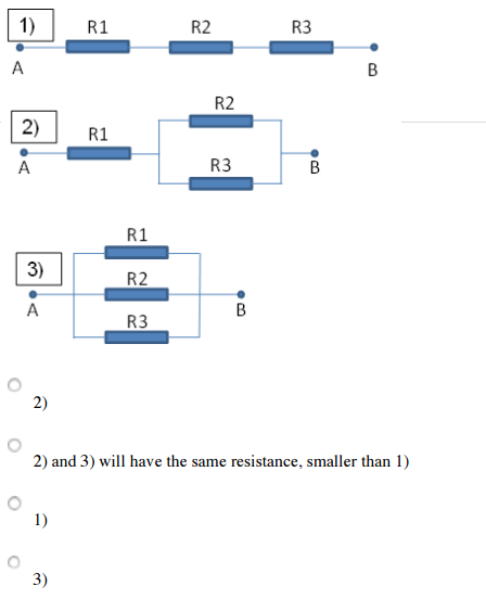 Solved Three Resistors R1, R2 And R3 Are Connected In Three | Chegg.com