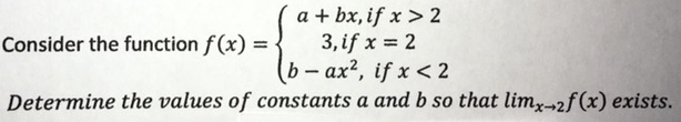 Solved Find all values of c such that the limit exists. | Chegg.com