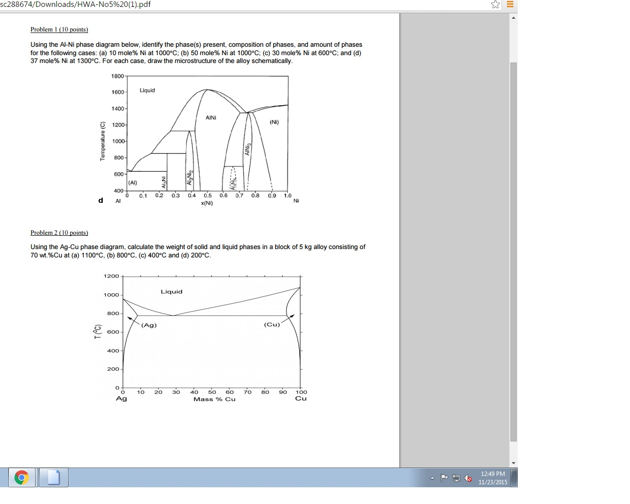 Solved This Is A Materials Question With Two Parts Both A | Chegg.com