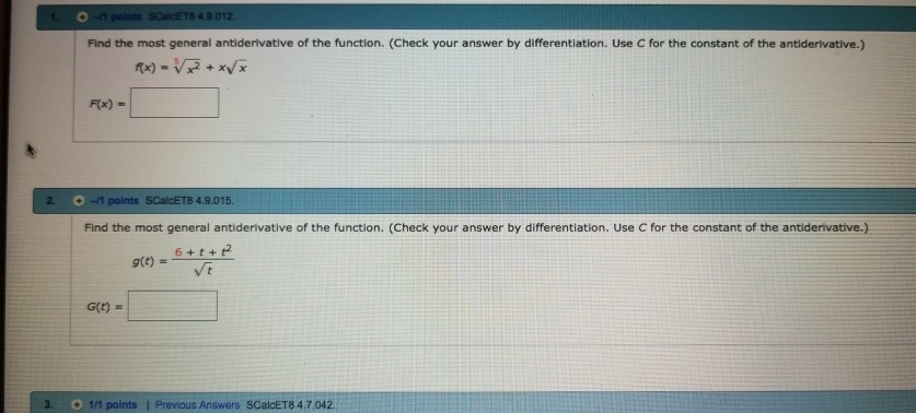 solved-find-the-most-general-antiderivative-of-the-function-chegg