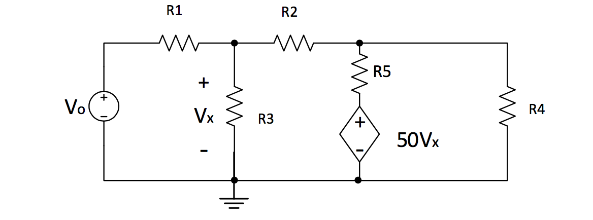 Solved 5. For the given circuit, find the required power | Chegg.com