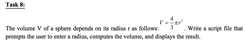 Solved The volume V of a sphere depends on its radius r as | Chegg.com