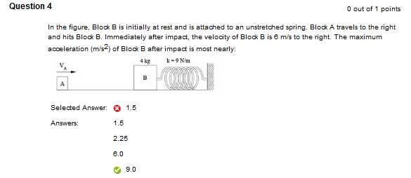 Solved In The Figure, Block B Is Initially At Rest And Is | Chegg.com