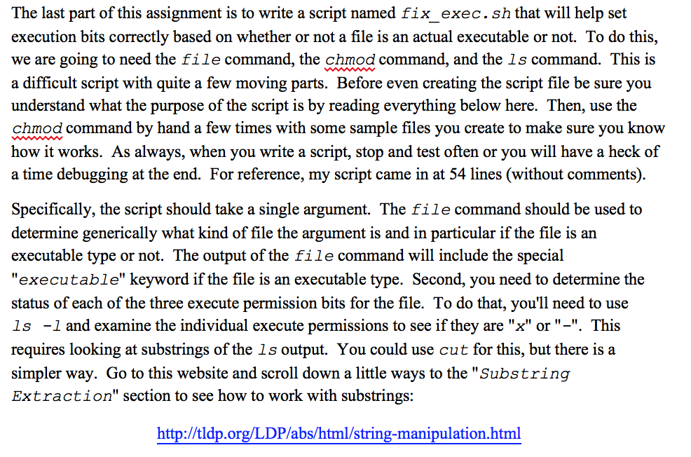 Solved The last part of this assignment is to write a script | Chegg.com