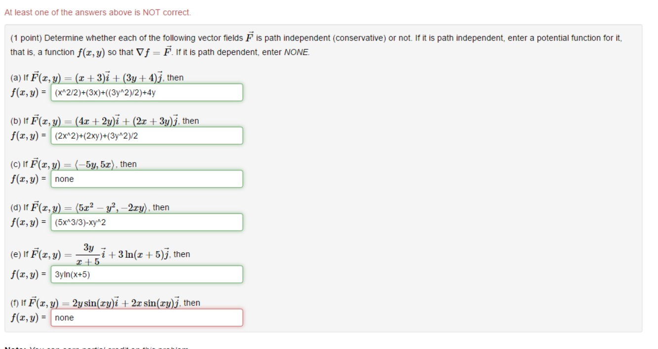 Solved At Least One Of The Answers Above Is Not Correct 1 Chegg Solved At Least One Of The Answers Above Is Not Correct 1 Chegg