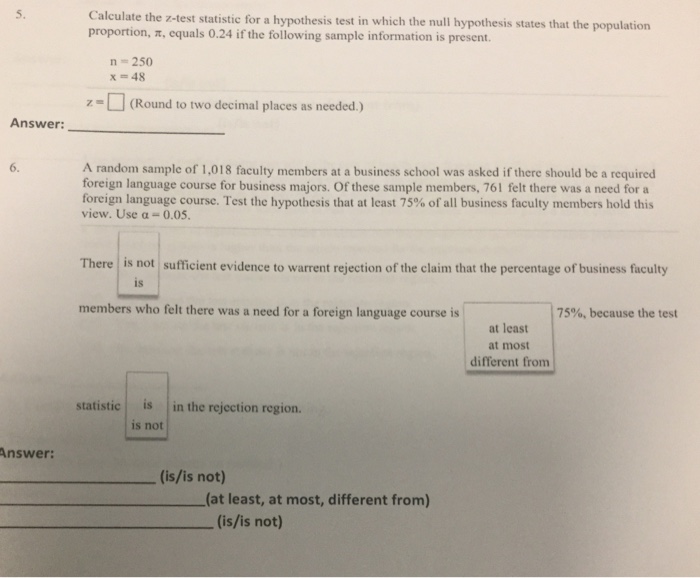 What Does The Z Test Statistic Tell You