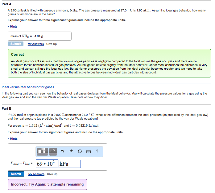 Solved A 3.00-L flask is filled with gaseous ammonia, NH_3. | Chegg.com