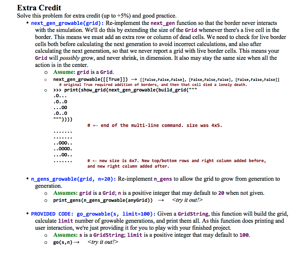 Solved Read_coords(s): Given a GridString s, read through it | Chegg.com