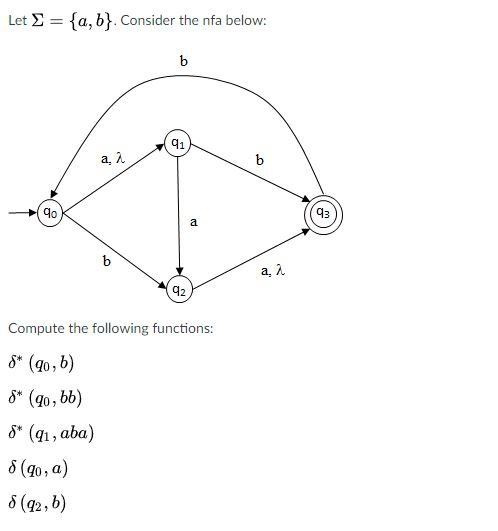 Solved Let The Alphabet {a, B Using Set Notation, Write The | Chegg.com