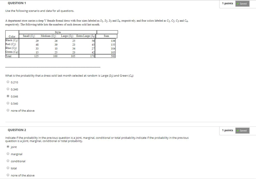 Solved Question 1 Use The Following Scenario And Data For 2419