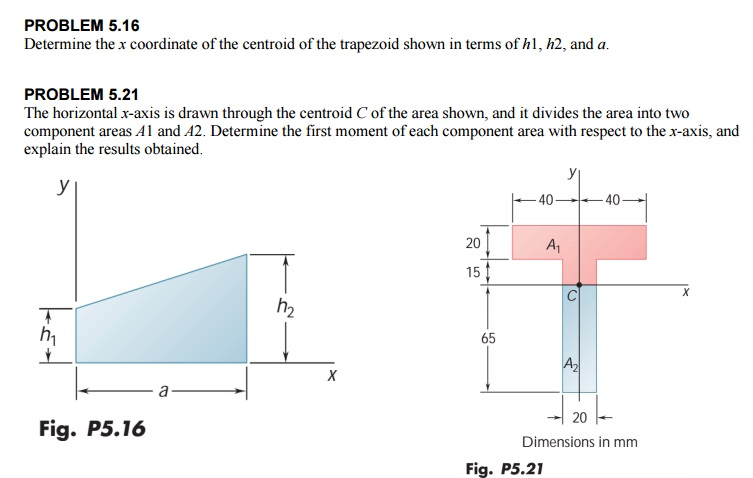 Solved: Determine The X Coordinate Of The Centroid Of The | Chegg.com