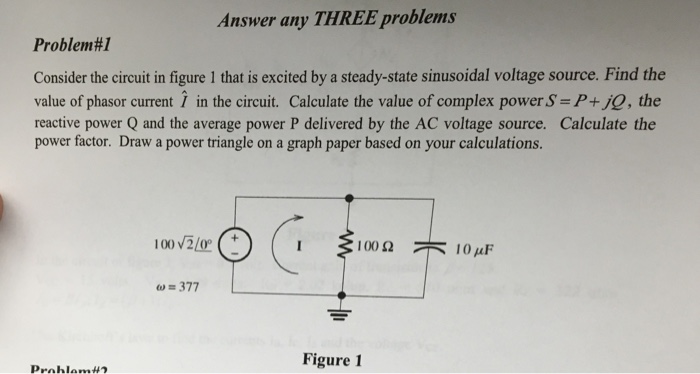 Solved Consider the circuit in figure 1 that is excited by a | Chegg.com