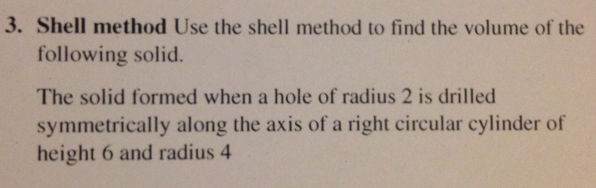 Washers vs. shells Let R be the region bounded by the