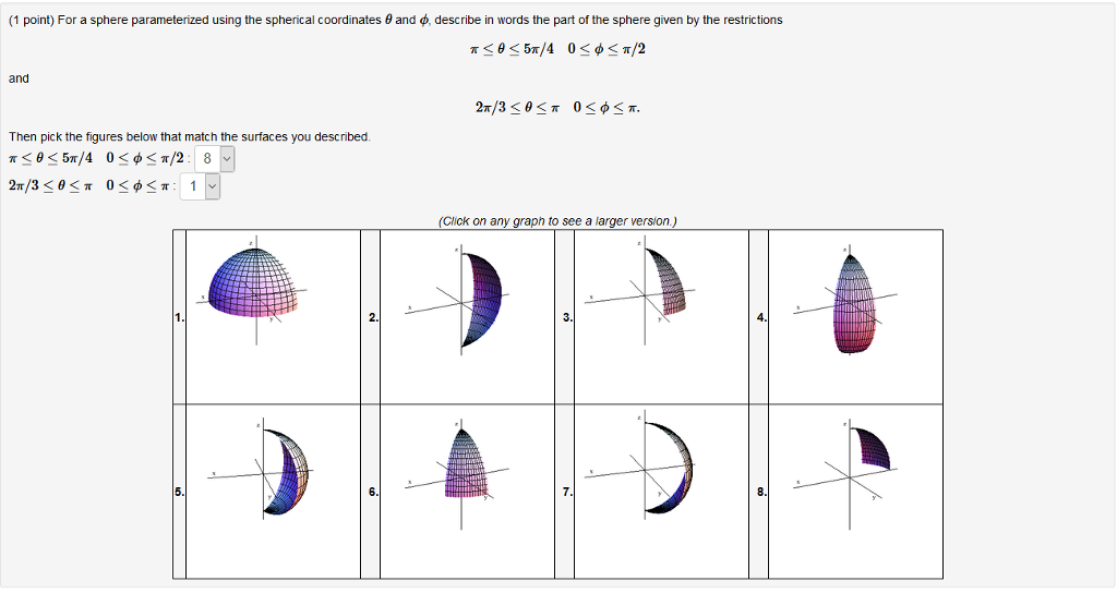 solved-for-a-sphere-parameterized-using-the-spherical-chegg