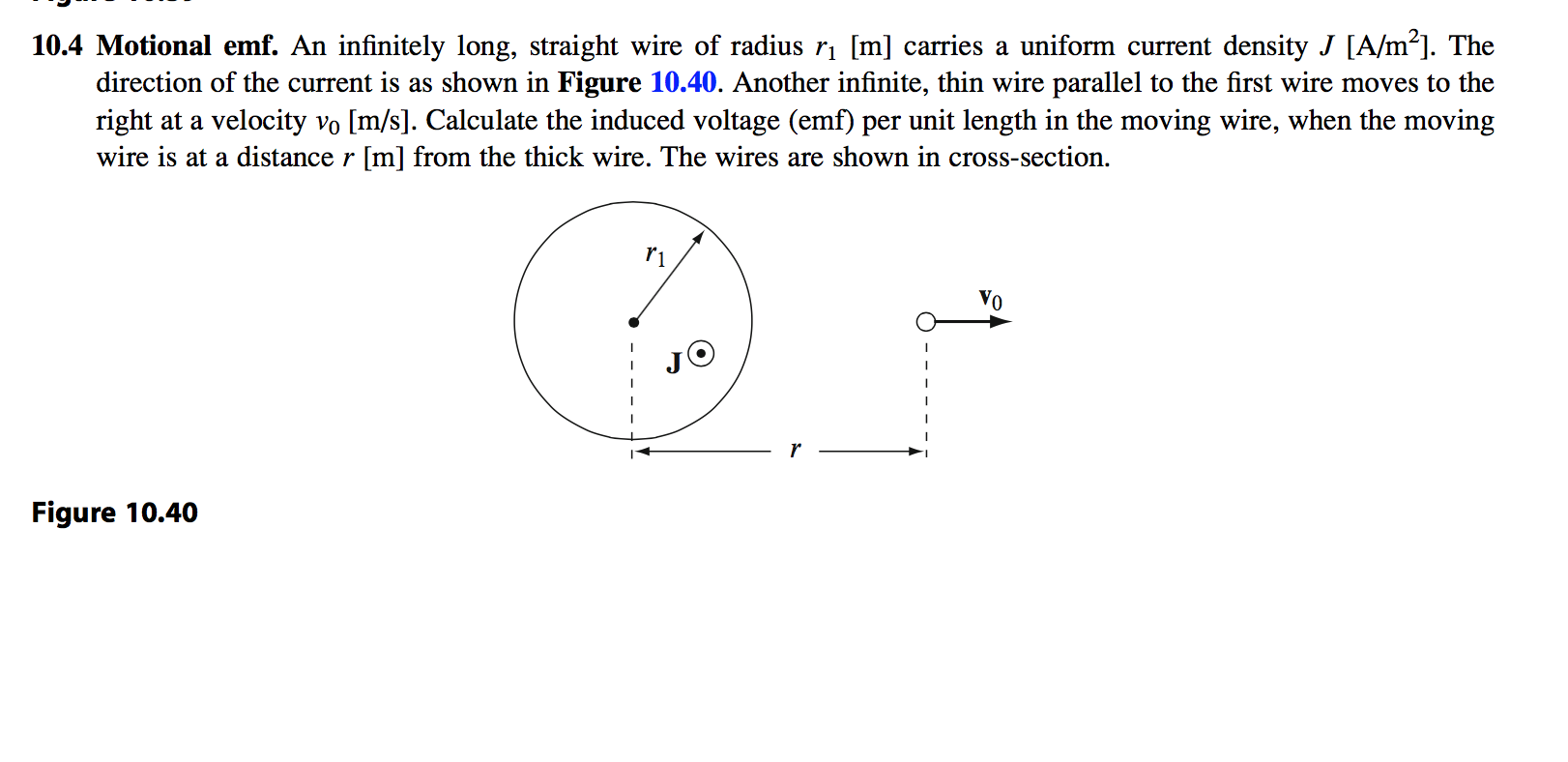 Solved: An Infinitely Long, Straight Wire Of Radius R_1 [m... | Chegg.com