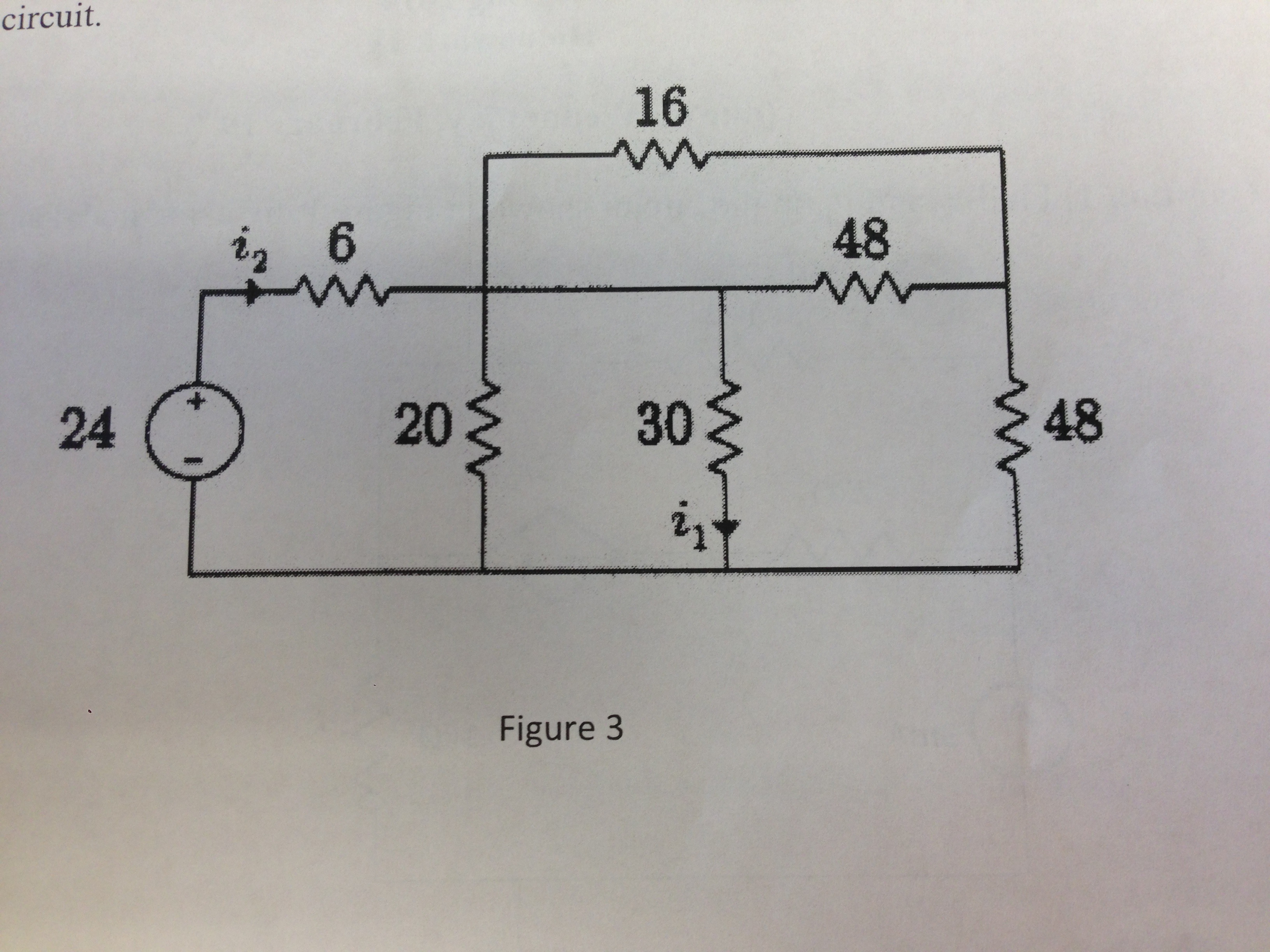 Solved For the circuit shown in Figure 3, determine the | Chegg.com