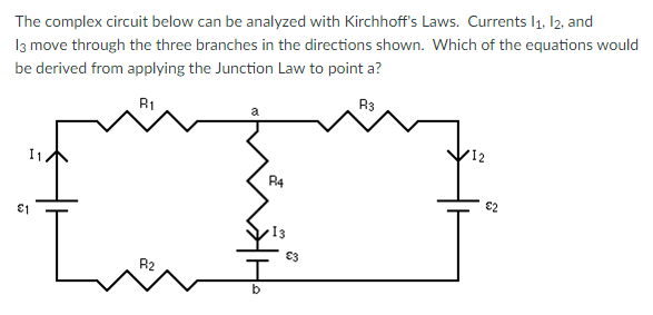 Solved The complex circuit below can be analyzed with | Chegg.com