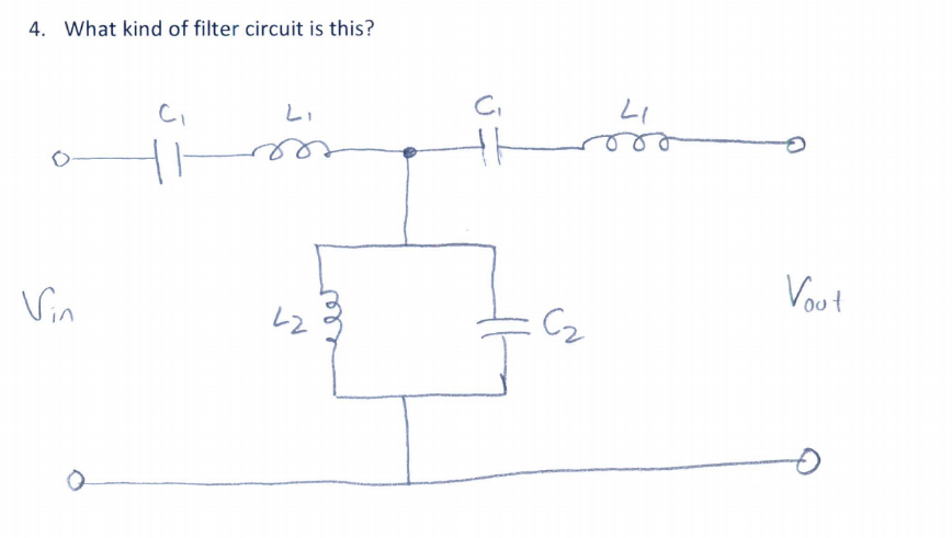 Solved: What Kind Of Filter Circuit Is This? | Chegg.com