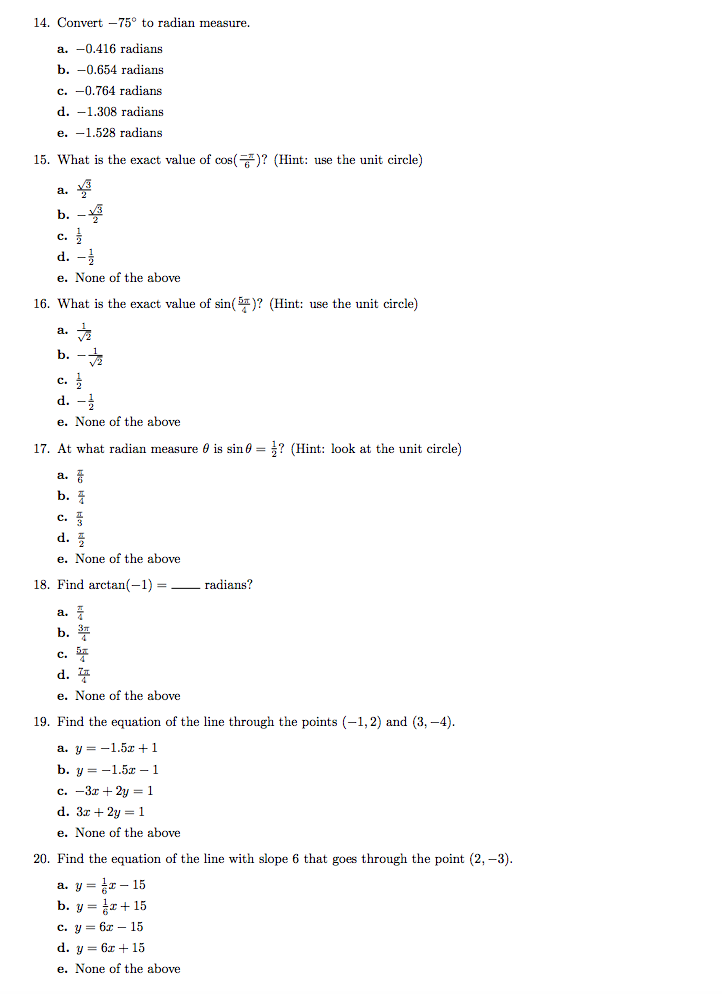 Solved Part 1: Multiple Choice (1 mark each 1. Which of the | Chegg.com