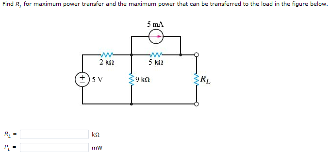 Solved Find RL for maximum power transfer and the maximum | Chegg.com