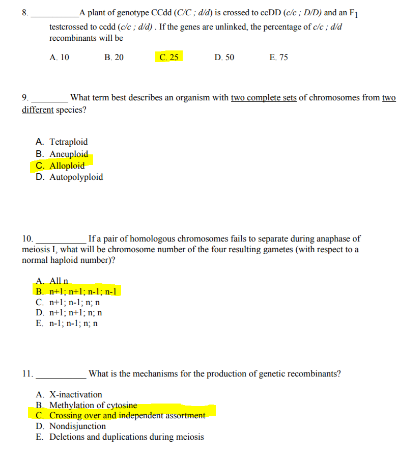 Solved Can Someone Check My Answers And See If Theyre | Chegg.com