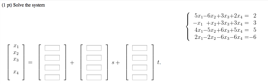 2x 1 3 5x 6 4