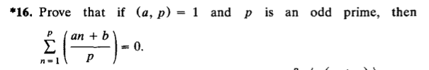 Solved Prove that if (a, p) = 1 and p is an odd prime, then | Chegg.com