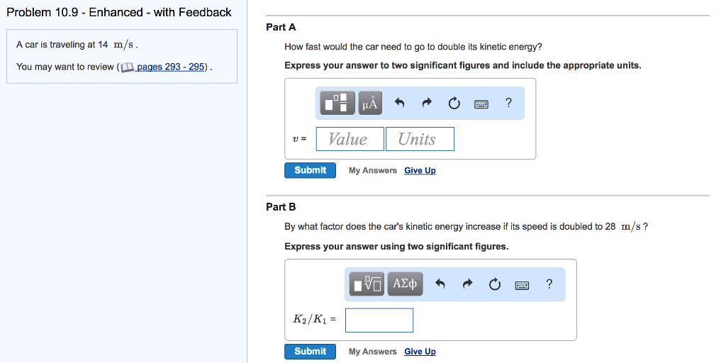 Solved: Problem 10.9 - Enhanced With Feedback Part A A Car... | Chegg.com