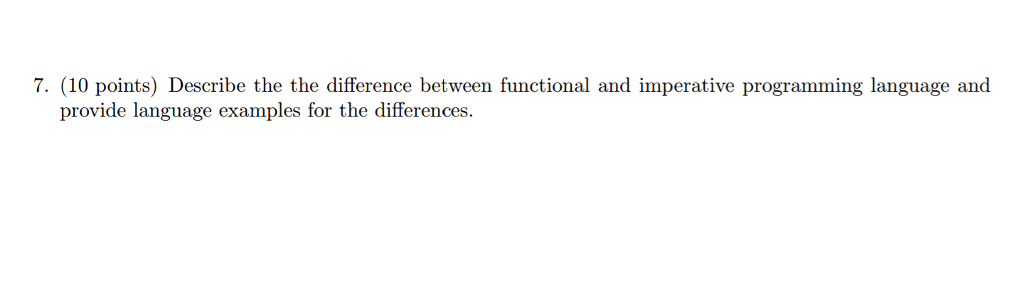 Solved Describe the the difference between functional and | Chegg.com