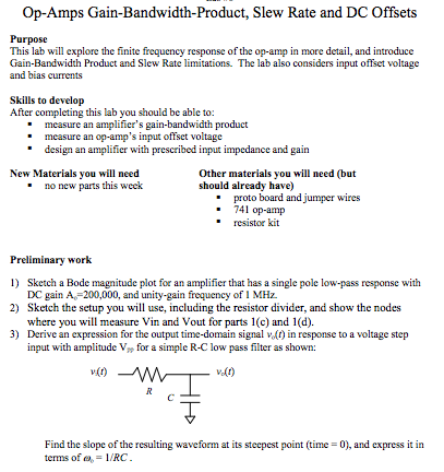 Solved This lab will explore the finite frequency response | Chegg.com