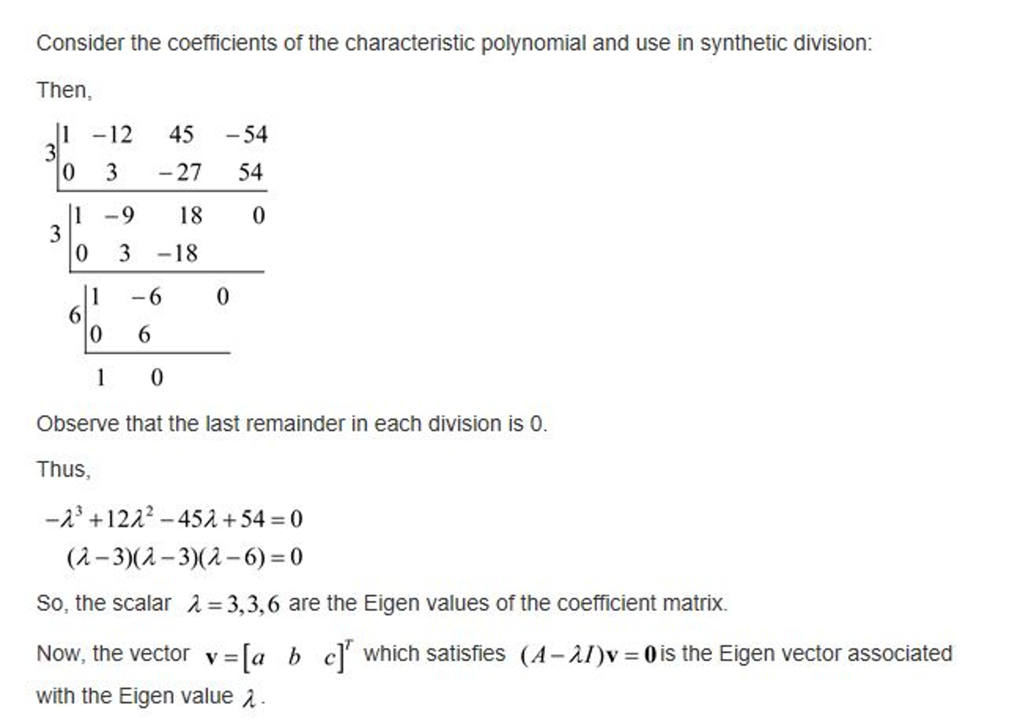 Solved for differential equations how does division work
