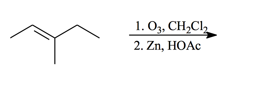 Solved 1 O3 Ch2cl 2 Zn Hoac