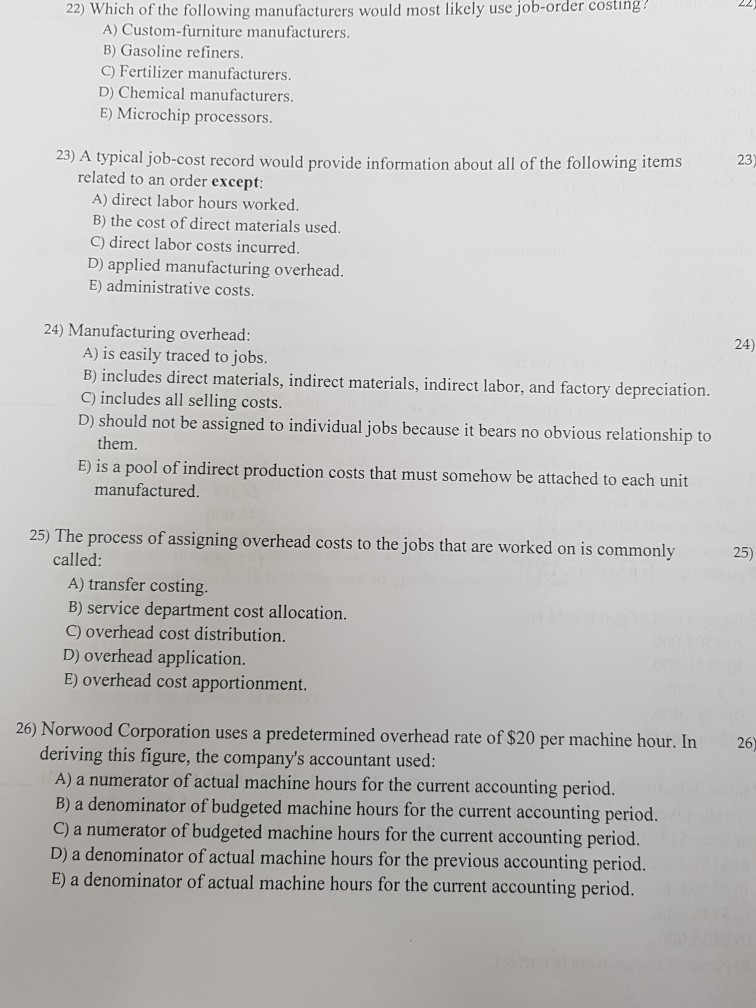 Solved 18) Harrison Industries began July with a | Chegg.com