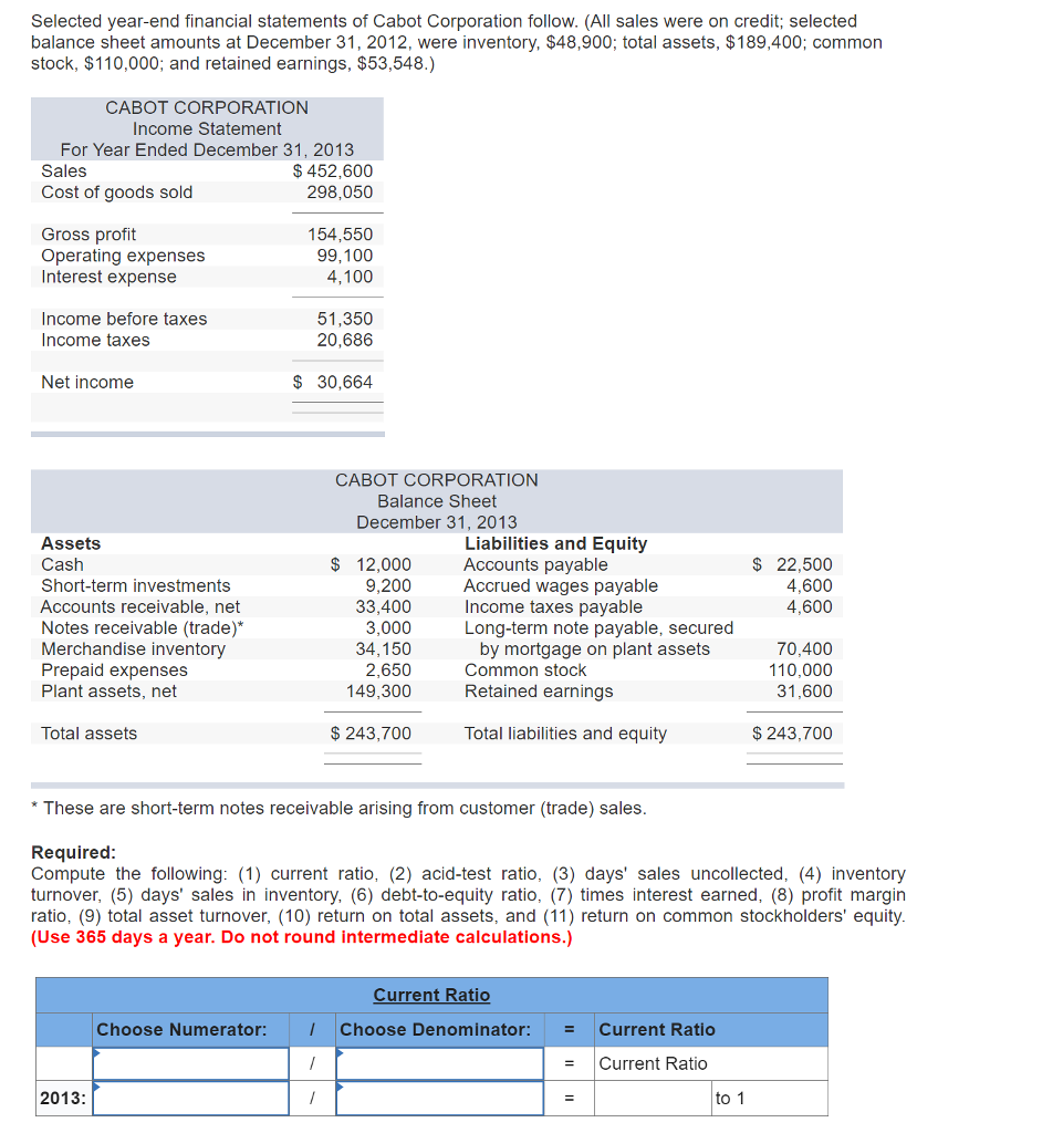 solved-selected-year-end-financial-statements-of-cabot-chegg