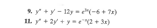 y 3x 7 and y x 12