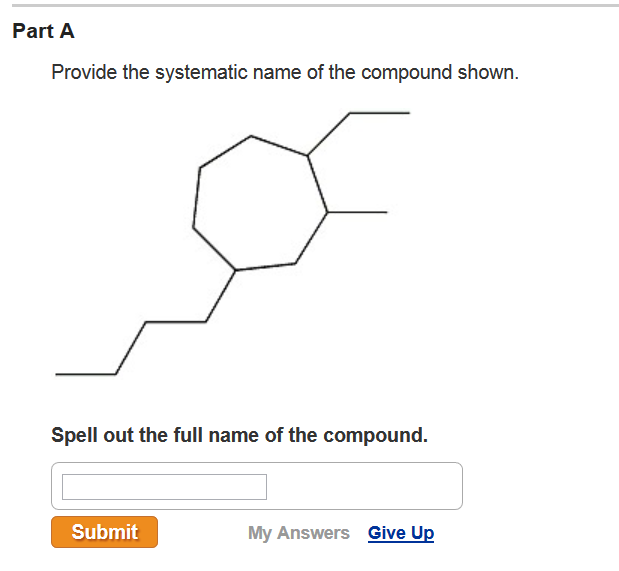 Solved: Provide The Systematic Name Of The Compound Shown.... | Chegg.com