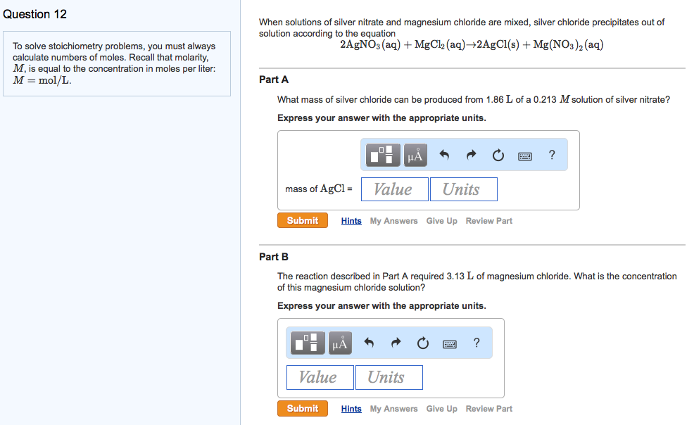 Solved When solutions of silver nitrate and magnesium
