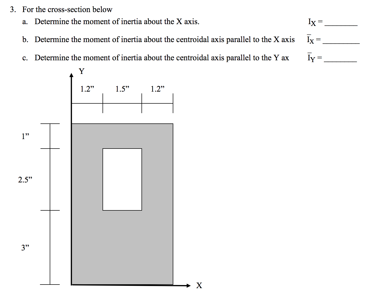 Solved 3 For The Cross Section Below A Determine The Chegg Solved 3 For The Cross Section Below A Determine The Chegg