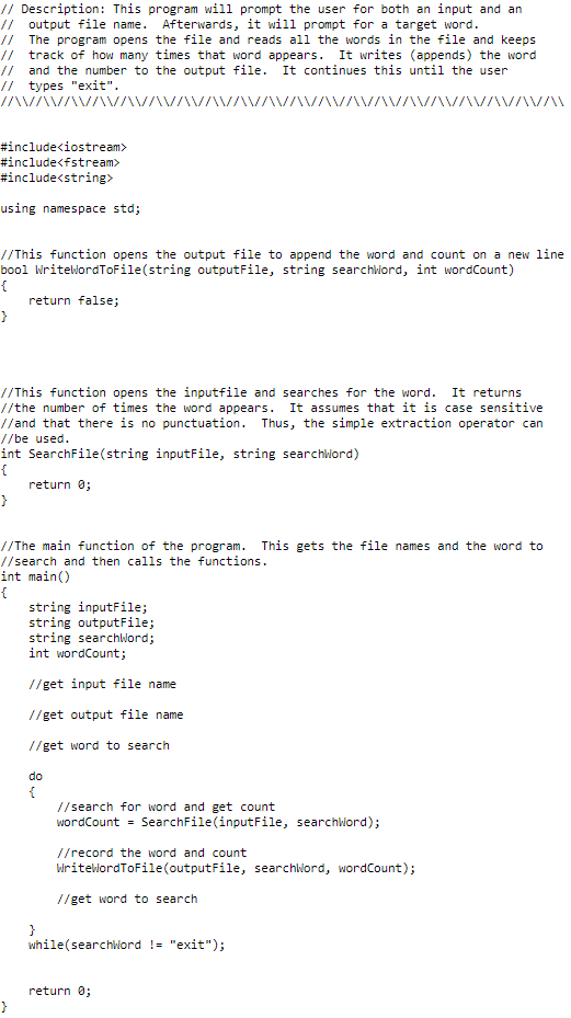 Solved Description: This program wil1 prompt the user for | Chegg.com