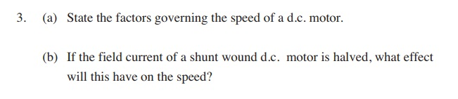 Solved 3. (a) State the factors governing the speed of a | Chegg.com