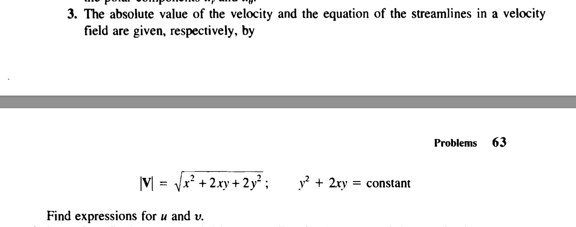The Absolute value of the velocity and the equation