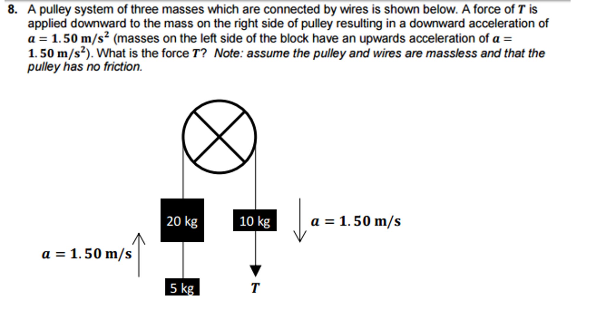 3 Masses On A Pulley System gloriousmoms