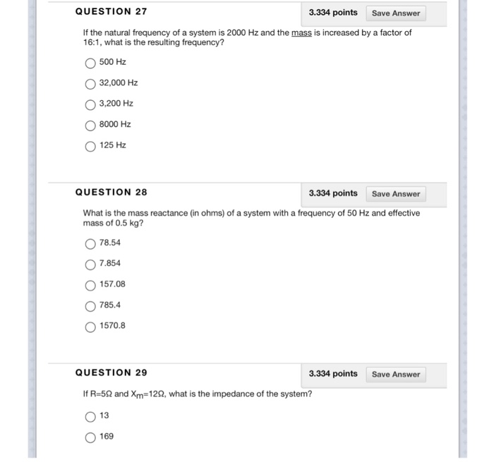 Solved QUESTION 11 3.334 points Save Answer What is the | Chegg.com