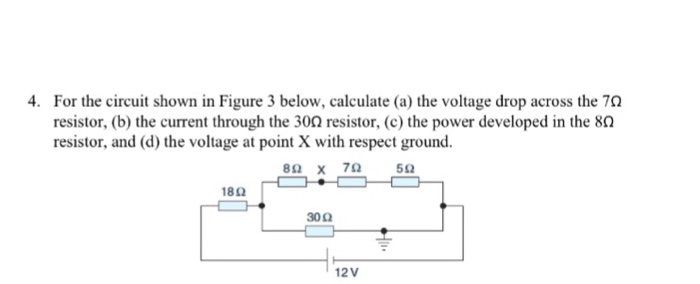 Solved For the circuit shown in Figure 3 below, calculate | Chegg.com