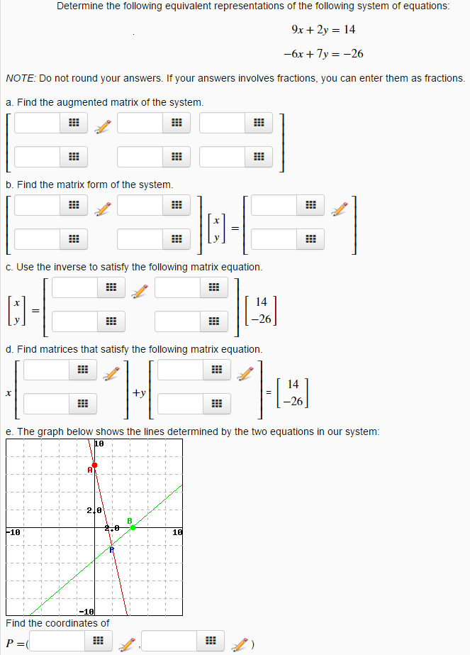 Solved Matrix question Linear Algebra. Determine the