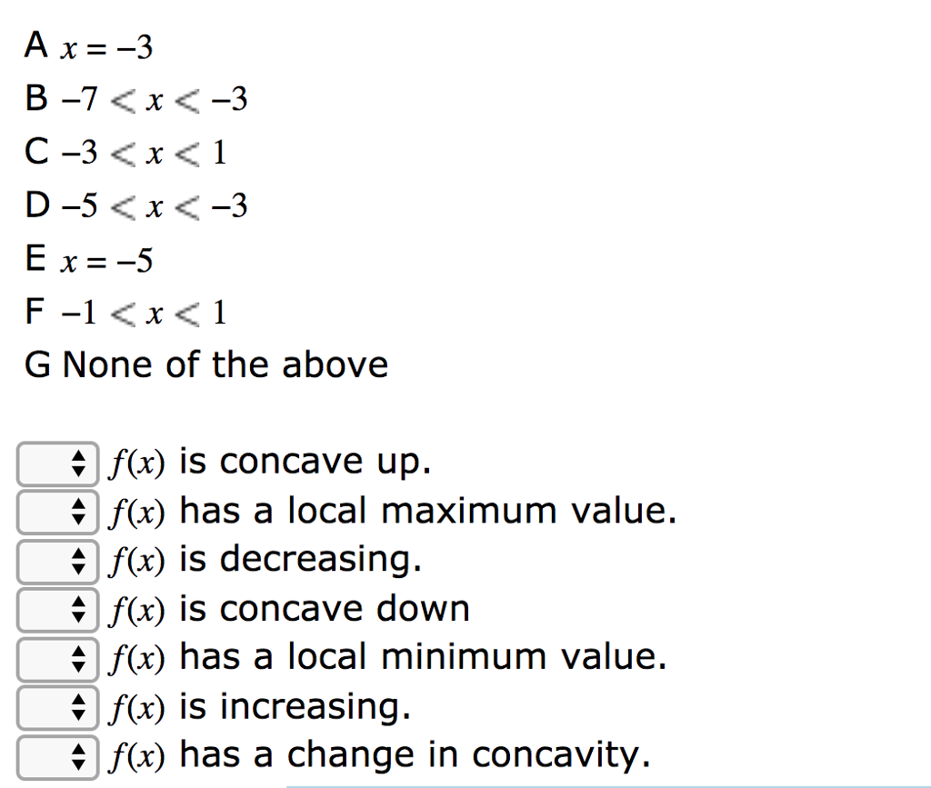 Solved Below, You Are Given The Graph Of F'(x) . Match The 