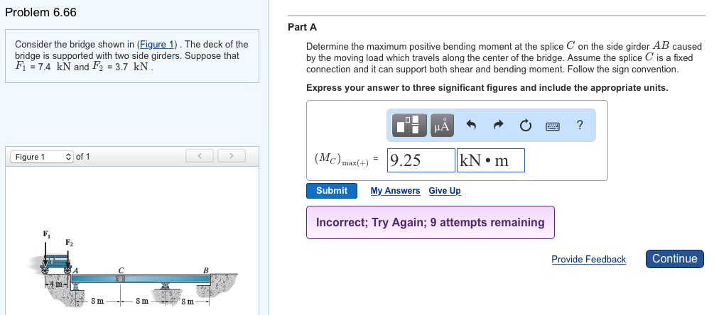 Solved Problem 6.66 Part A Consider the bridge shown in | Chegg.com